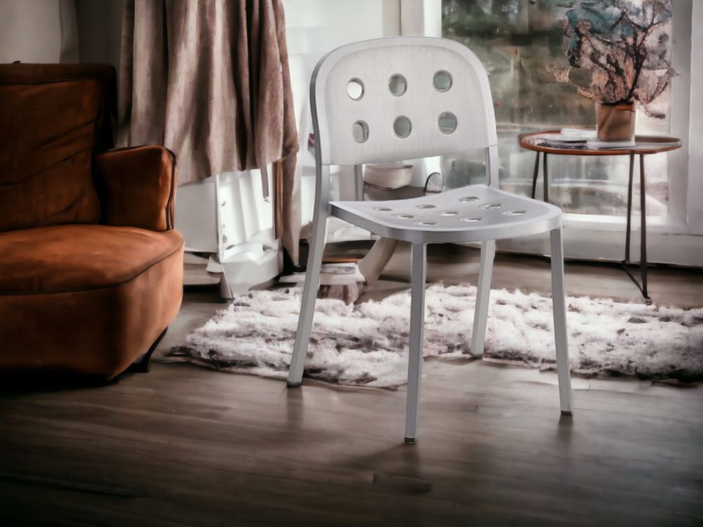 1 Inch All Aluminium Stacking Chair Stuhl stapelbar Emeco