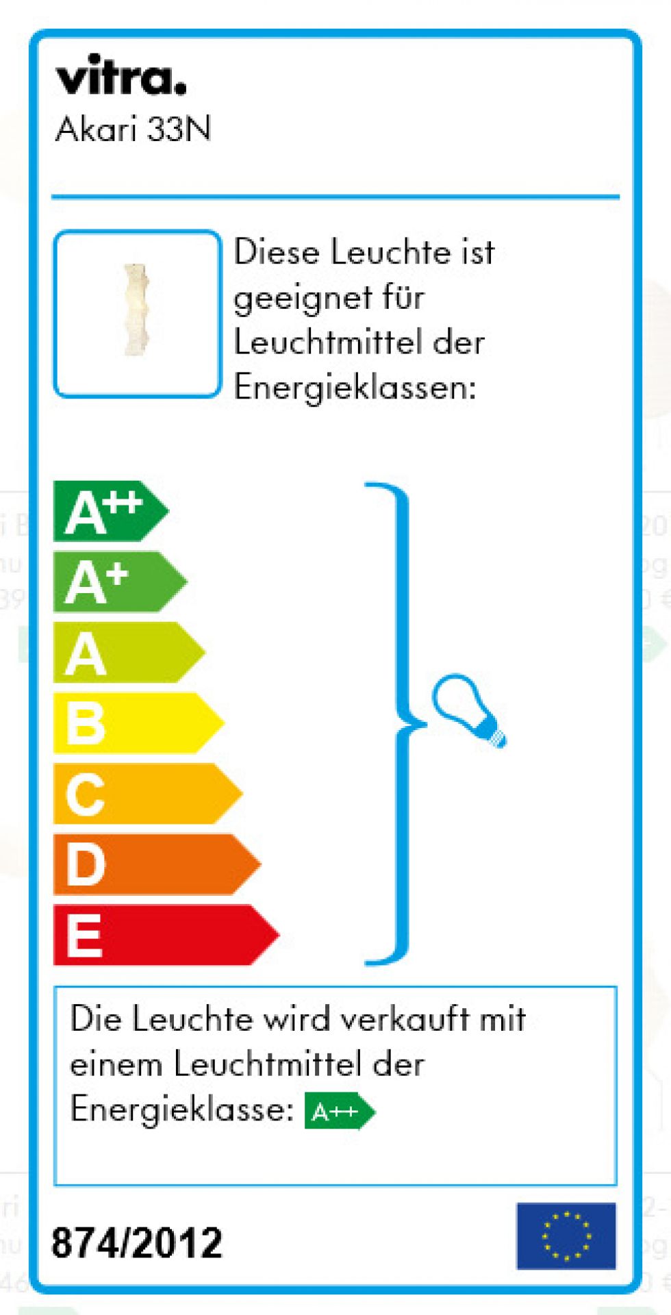 Akari Hängeleuchte 33N Vitra