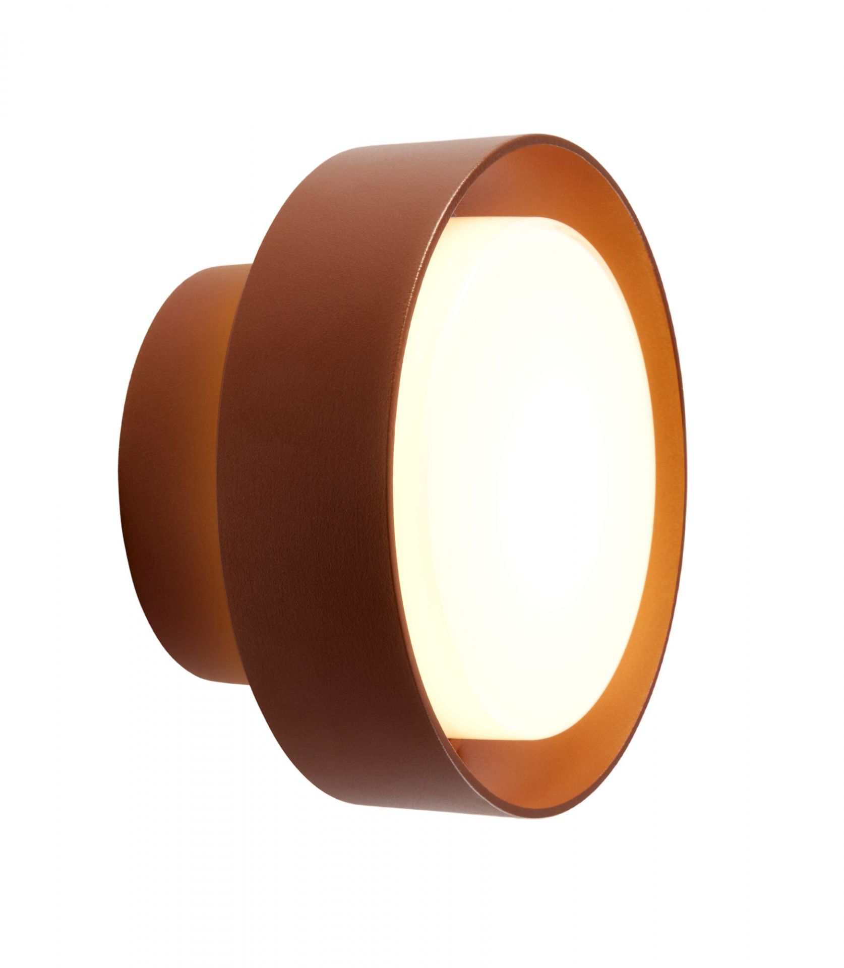 Plaff-On! 16 IP65 Wandleuchte marset Rostbraun