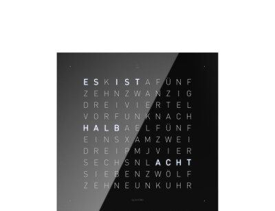 Frontcover für Earth 13.5 Tischuhr / Zeitobjekt Deutsch QLOCKTWO