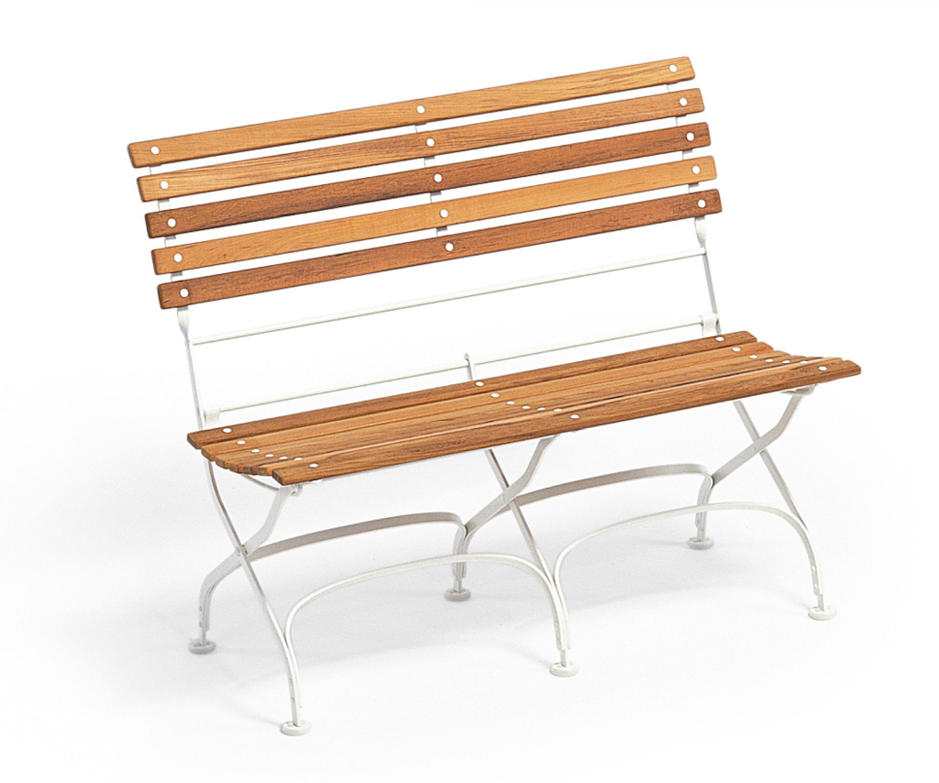 Classic 2-sitzer Bank klappbar ohne Armlehnen Weishäupl