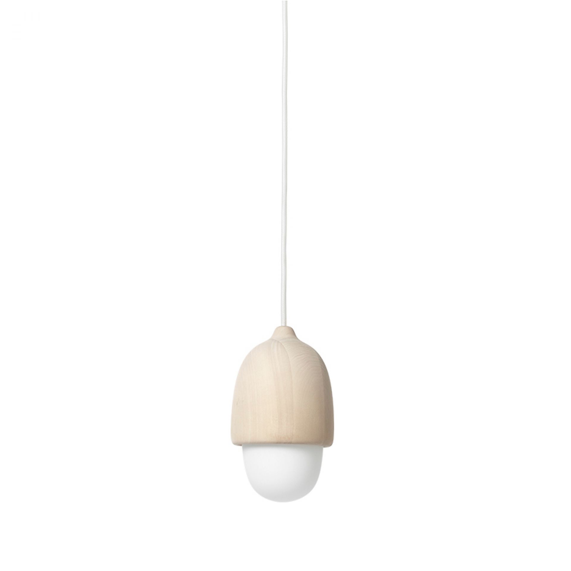 Terho Pendant Lampe schwarze Linde klein Mater
