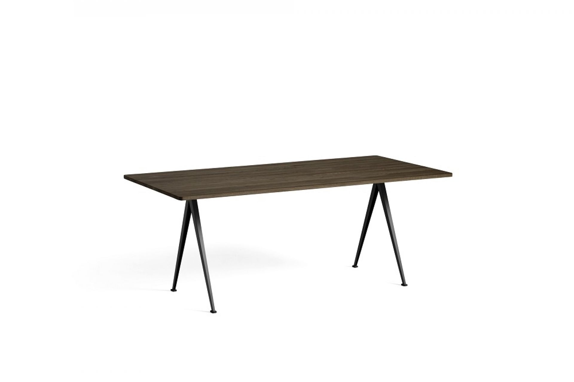 Pyramid Table 02 Esstisch Hay Eiche geräuchert schwarz B 190 x T 85 Pyramid Table 02 Esstisch Hay Eiche geräuchert schwarz B 190 x T 85