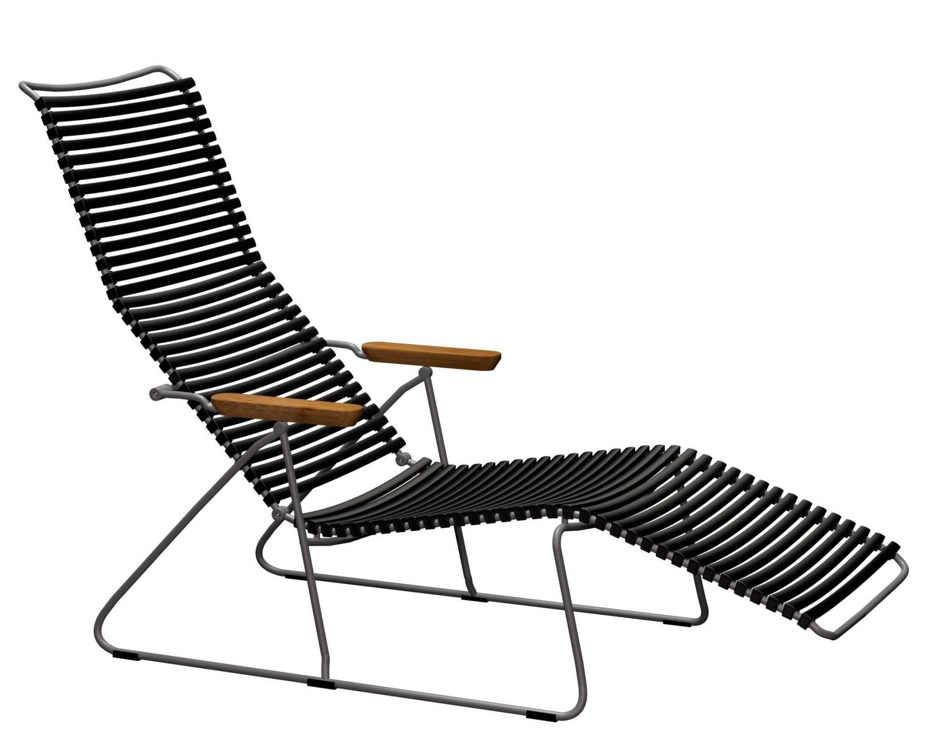 Click Sunlounger Outdoor Sonnenliege Houe Dunkelgrau