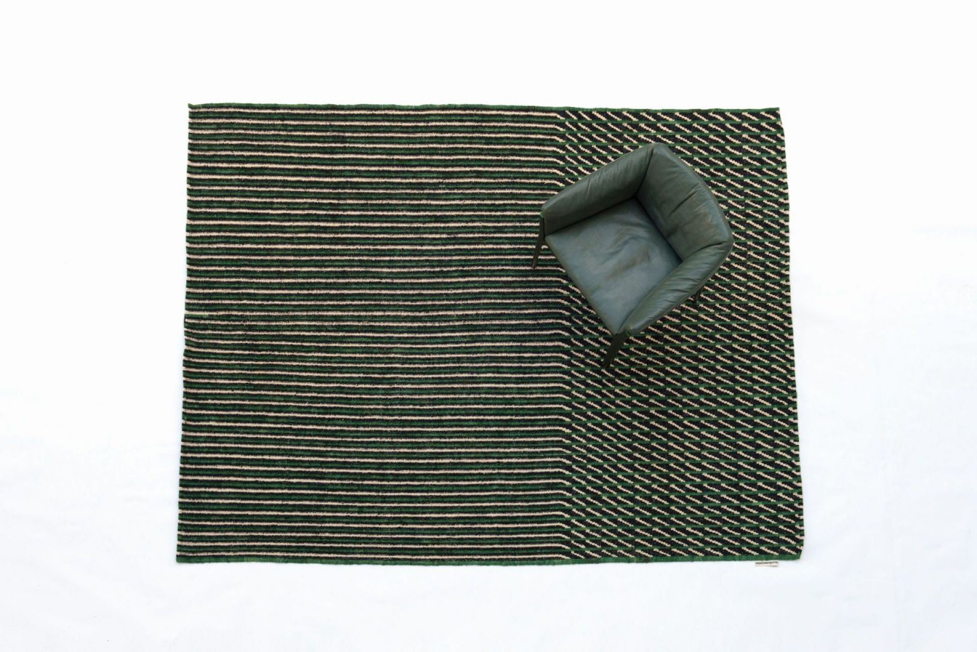 Blur Teppich 170x240 cm Grün Nanimarquina 
