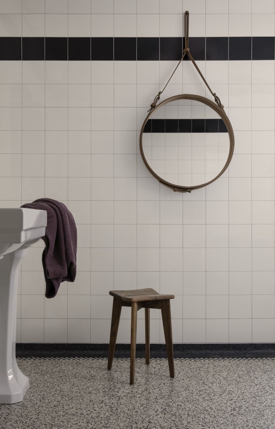 Adnet Circular Wandspiegel Gubi