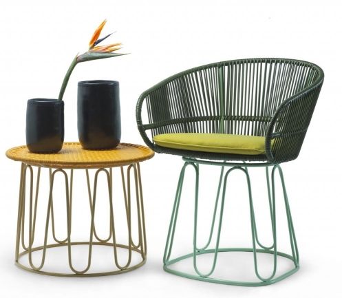 Circo Dining Chair Stuhl Outdoor ames Olivgrün / Pastellgrün