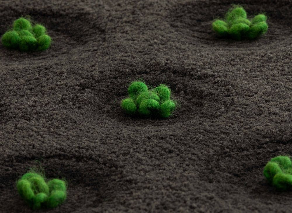 La Geria-Lanzarote Rug Teppich rund Gan 