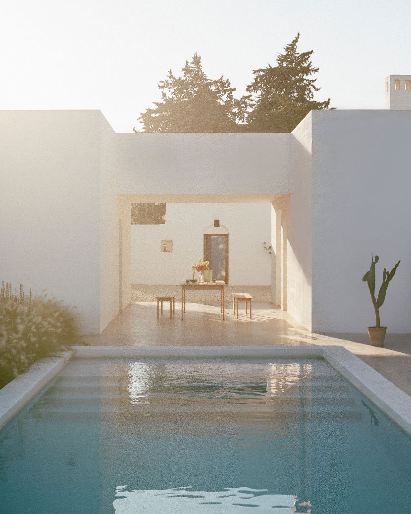 Assemble Bench Bank Teak Outdoor Muuto