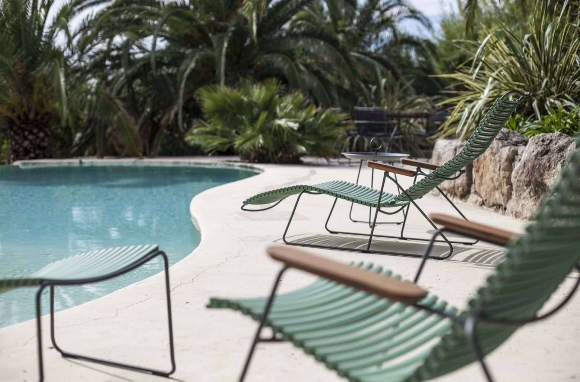 Click Sunlounger Outdoor Sonnenliege Houe