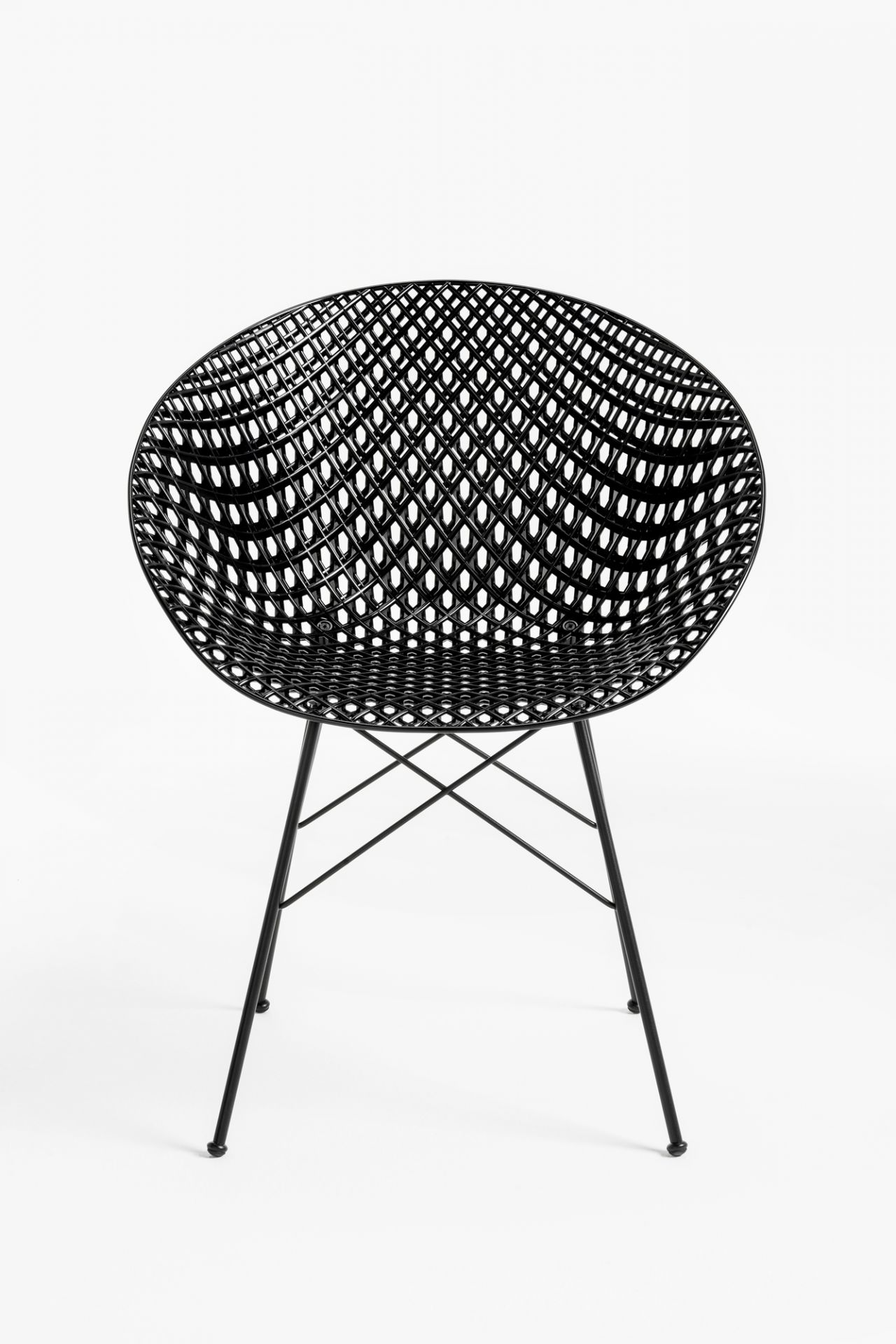 Smatrik Outdoor Stuhl Kartell Schwarz