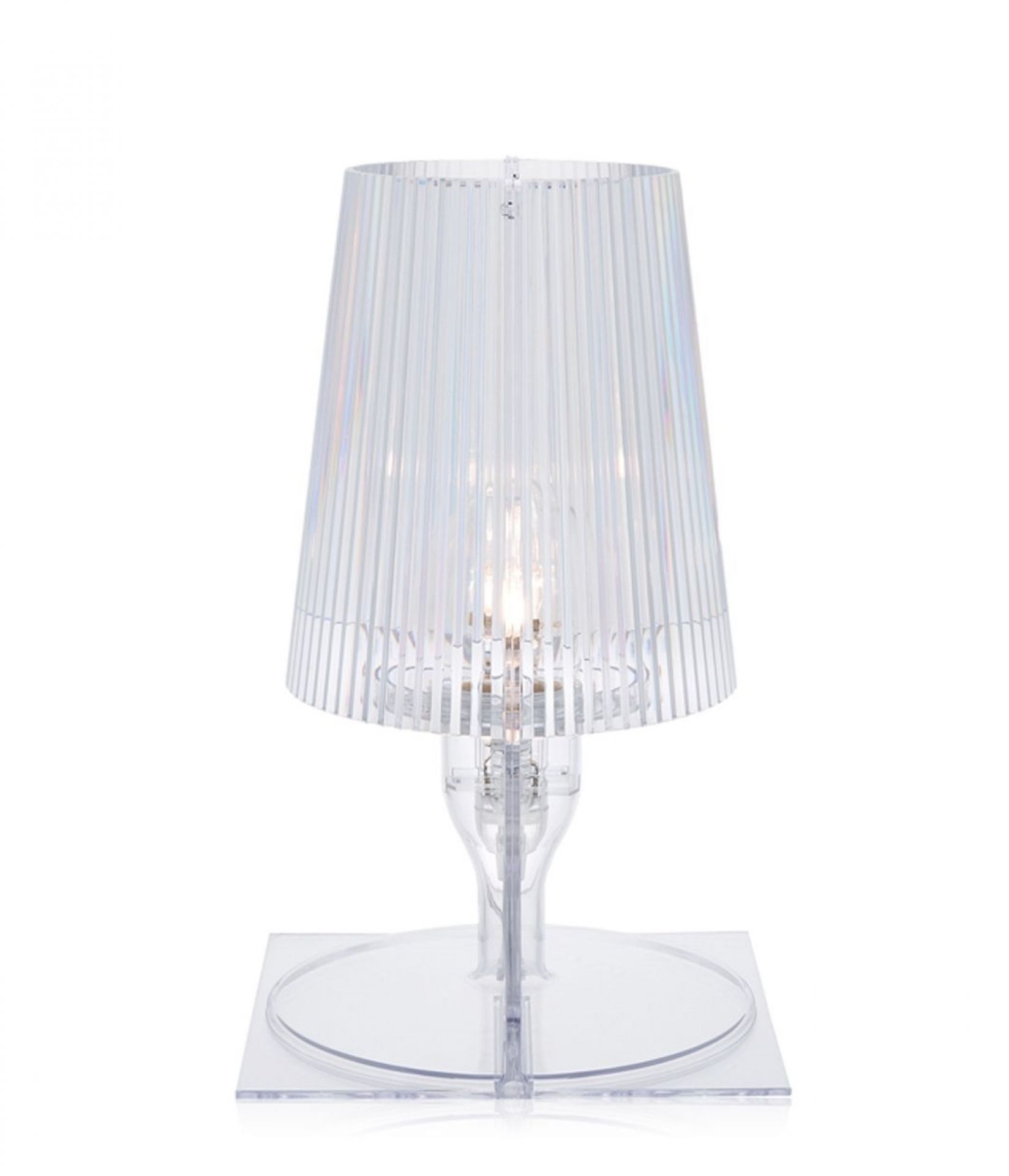 Take Tischleuchte Kartell glasklar