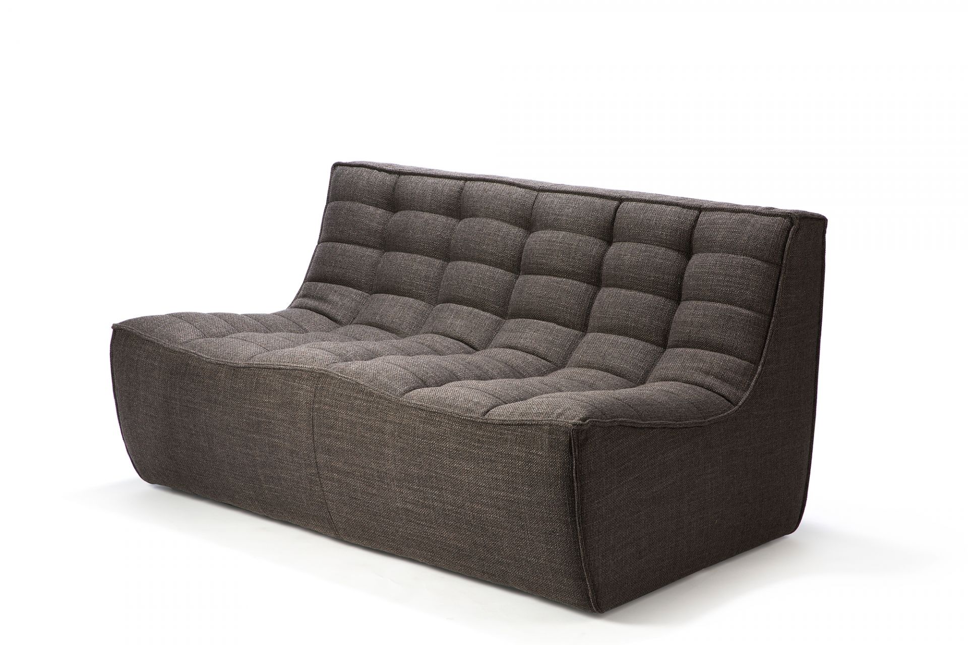 N701 Sofa 2-Sitzer dunkelgrau Ethnicraft