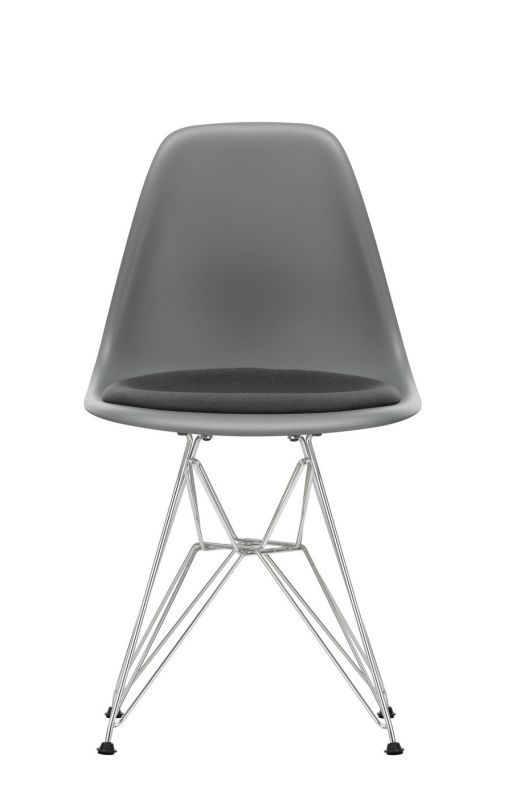 Eames Plastic Side Chair DSR Stuhl mit Sitzpolster Vitra