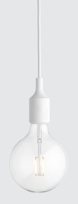 E27 LED Socket lamp Pendelleuchte WEISS Muuto EINZELSTÜCKE  