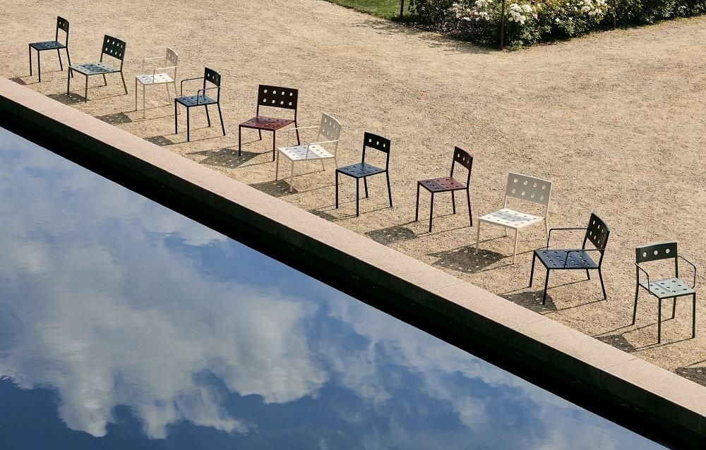 Balcony Outdoor Chair Stuhl Anthrazit Hay EINZELSTÜCK
