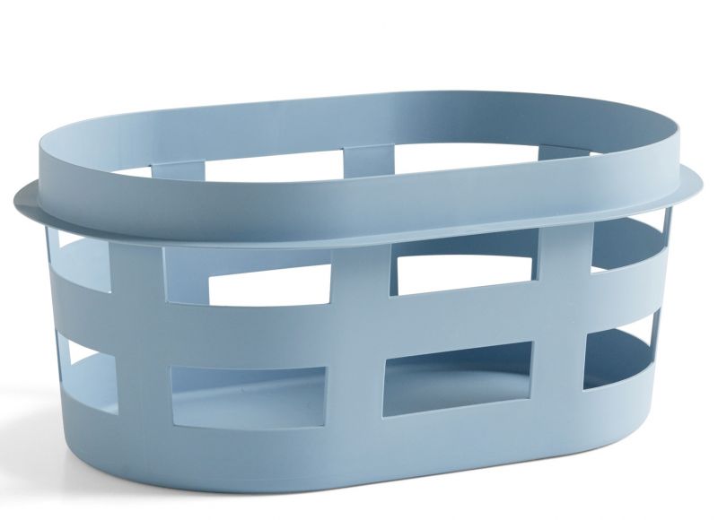 Laundry Basket Wäschekorb S RECYCLED Hay Soft blau
