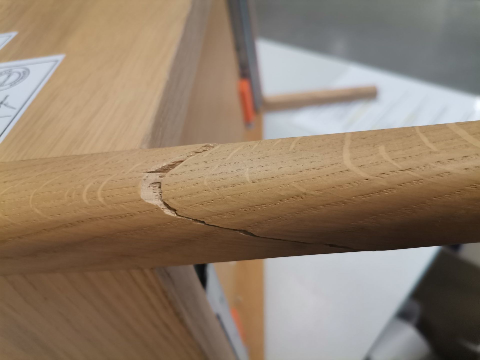 Spindle Nachttisch EICHE Ethnicraft MÄNGELEXEMPLAR