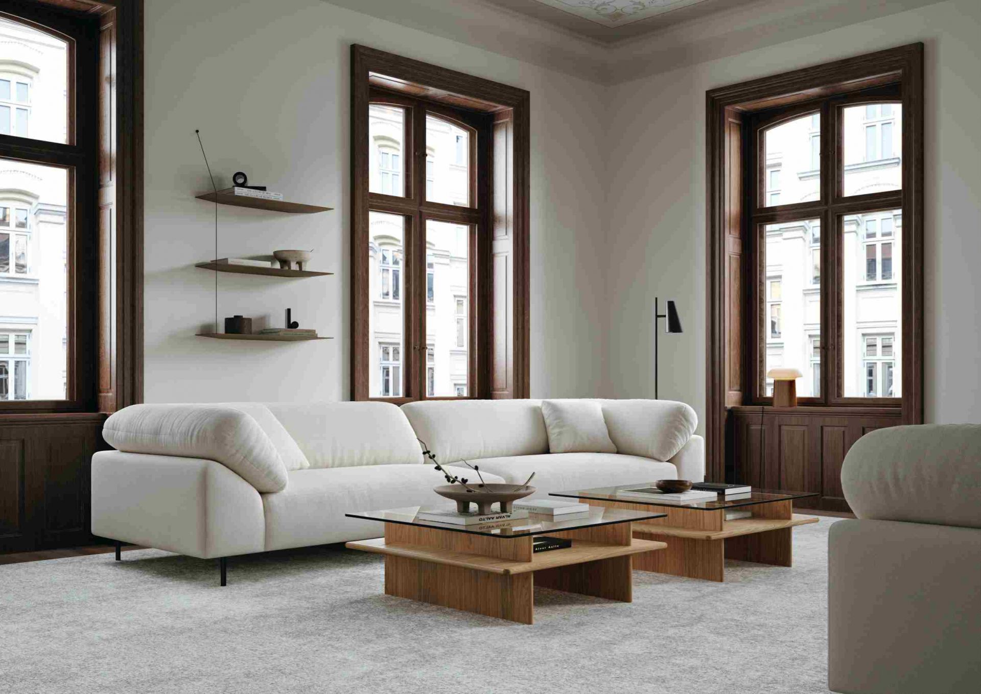 Parallel Coffee Table Couchtisch 90x90 cm Woud