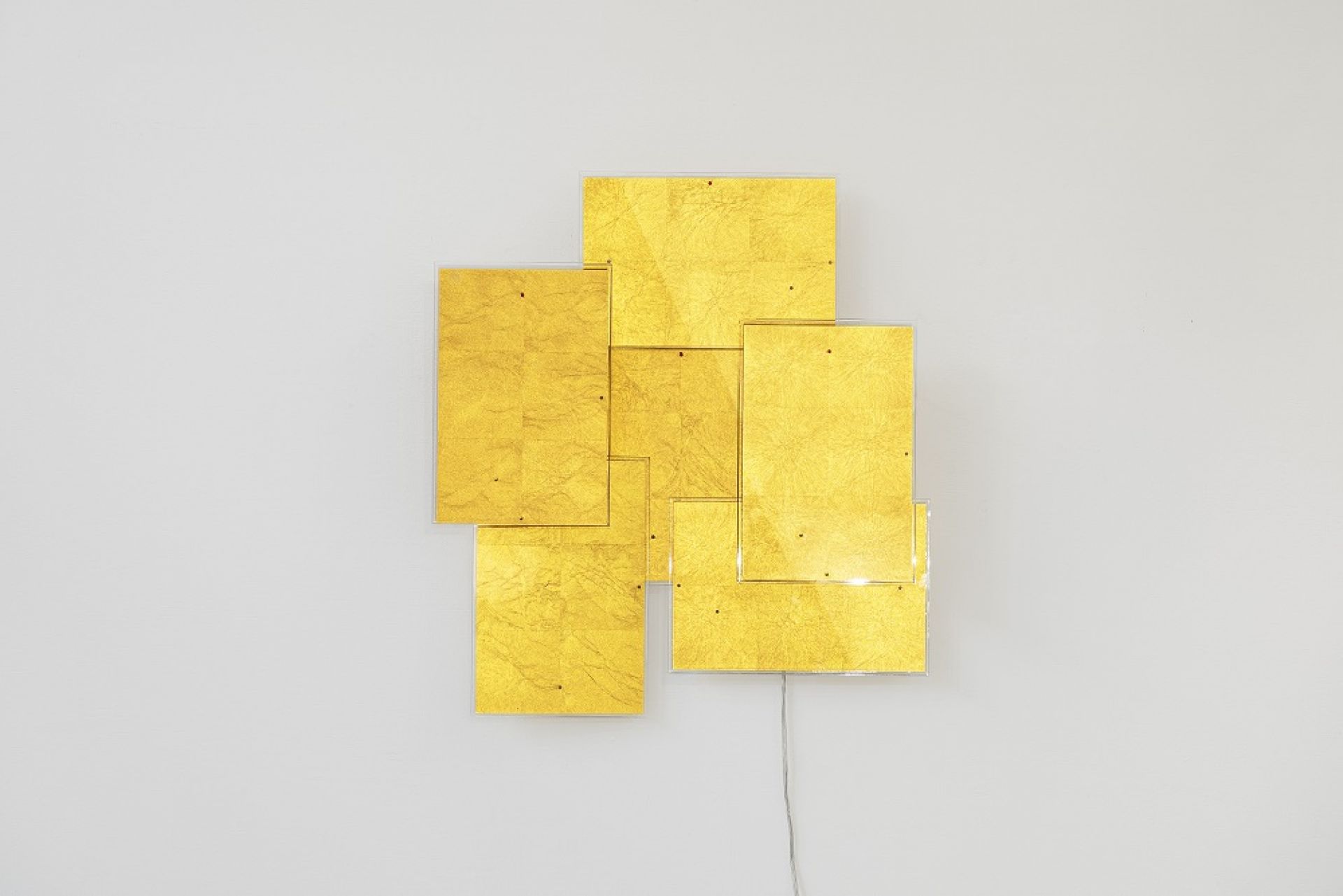 24 Karat Blau Flat Wandleuchte Ingo Maurer 