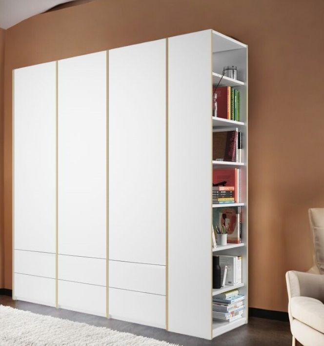 MODULAR PLUS Schrank Kombination mit Anbauregal rechts B 212,2 cm Müller Möbelwerkstätten