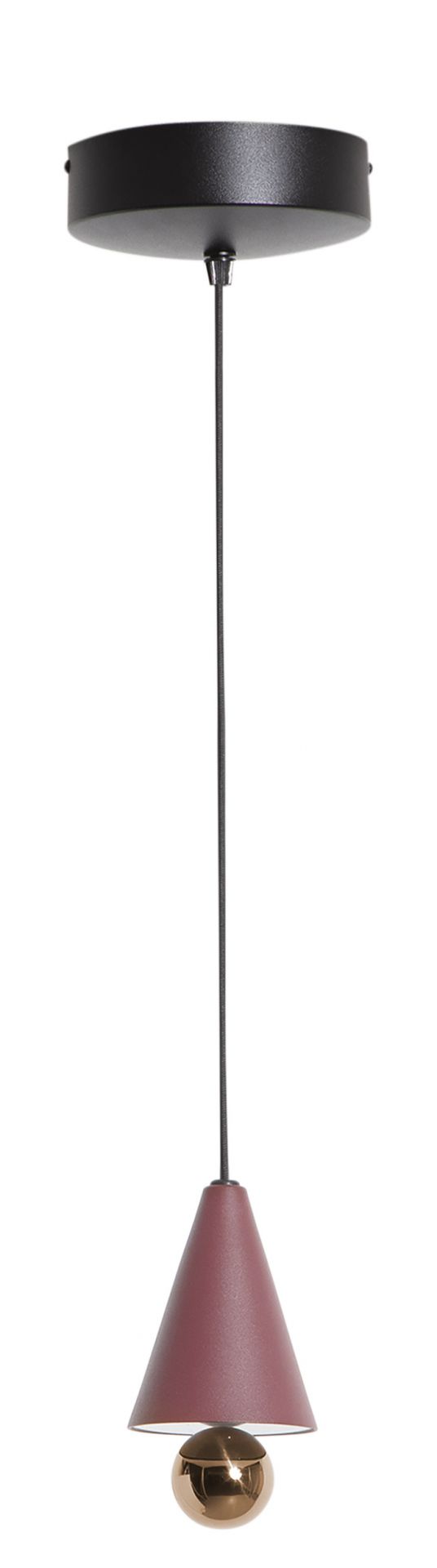 Cherry Pendant light Pendelleuchte XS Petite Friture Braunrot