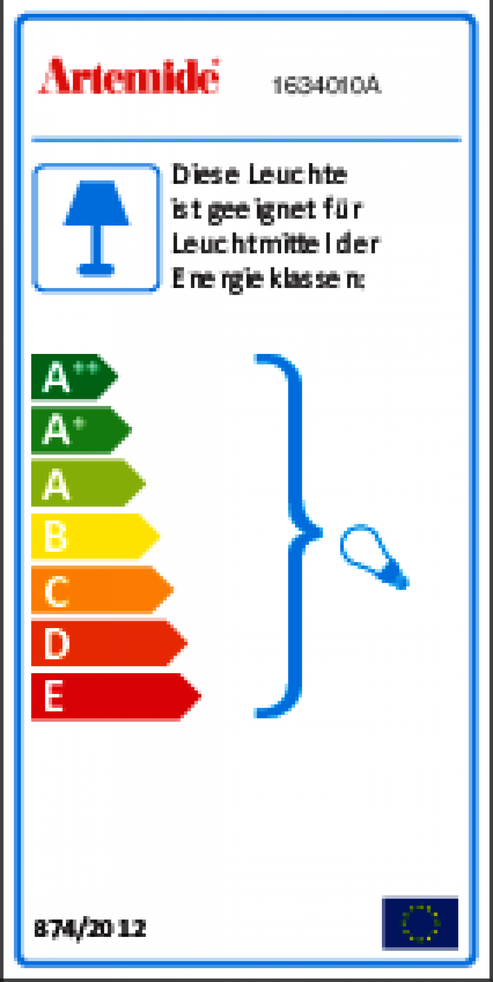 Melete Wandleuchte Weiß Artemide