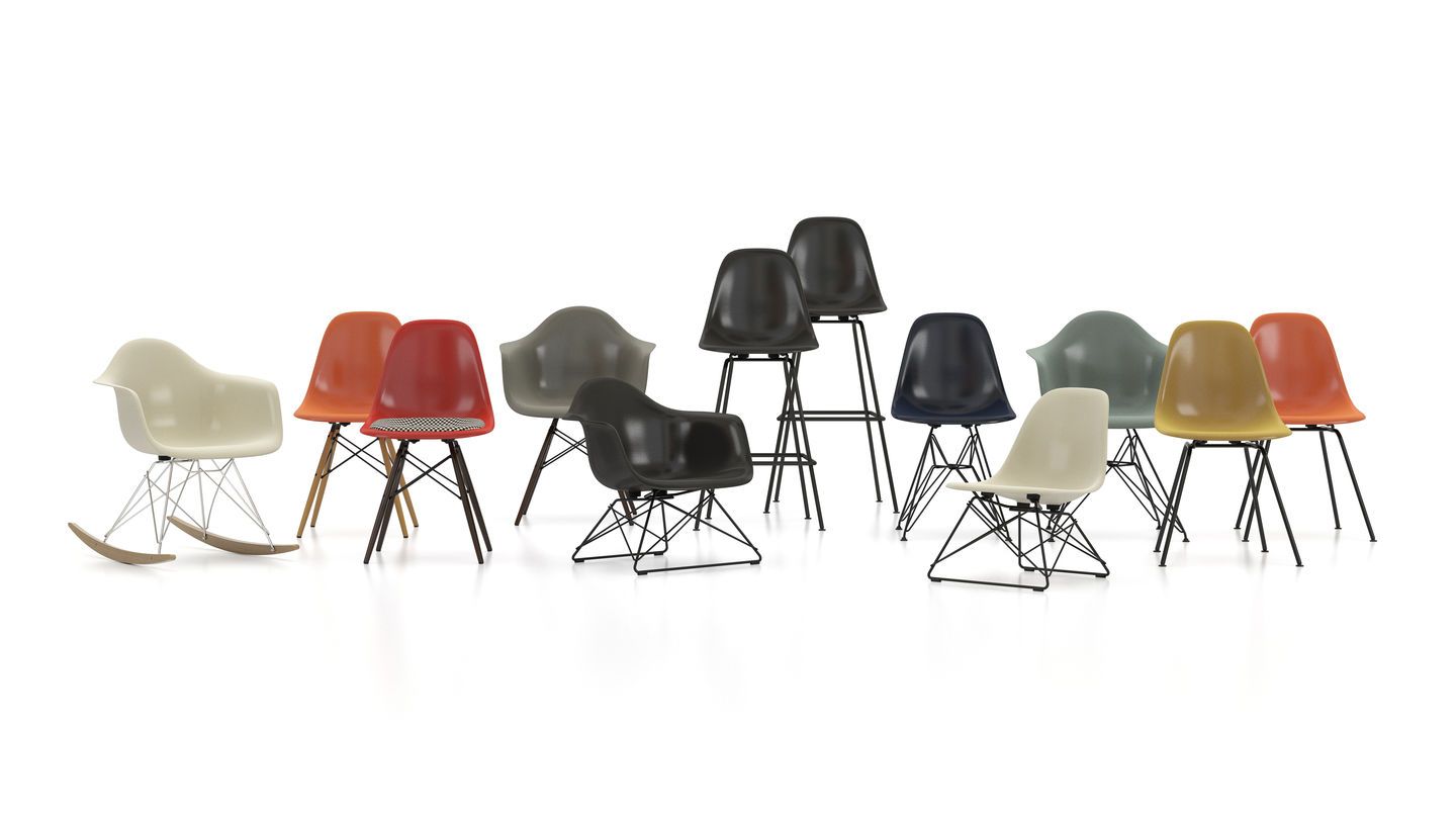 Eames Plastic Armchair DAR Stuhl Vitra