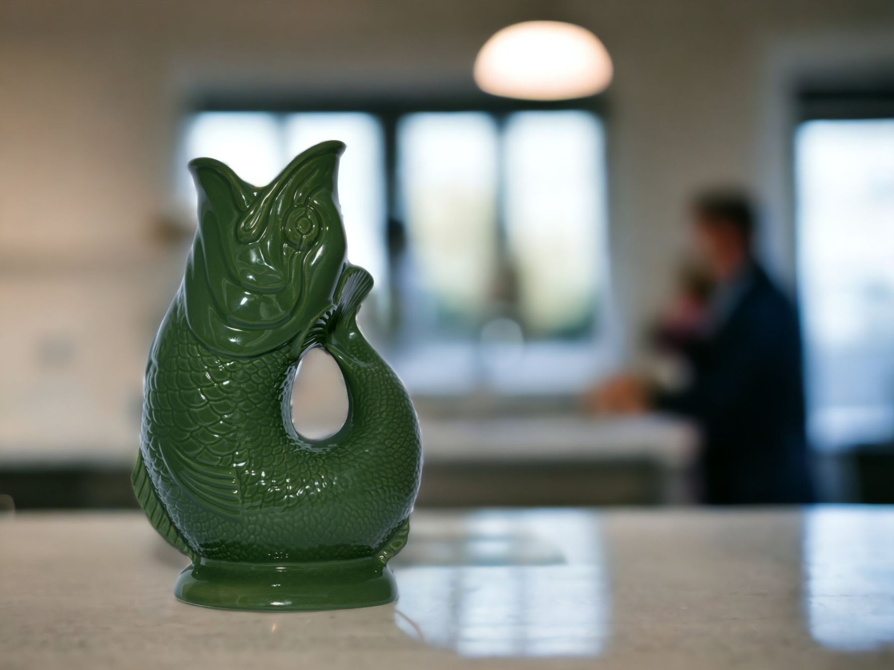 Gluckigluck Karaffe / Vase-dunkelgrün XL Gluckigluck Karaffe / Vase-dunkelgrün XL