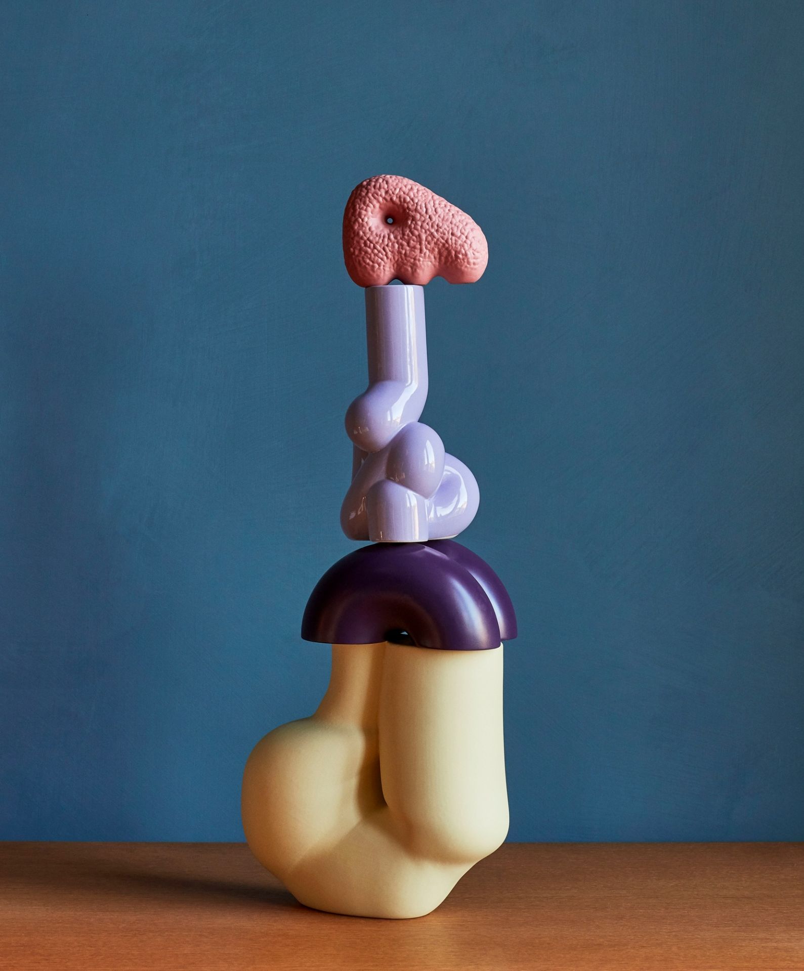 W&S Chubby Vase Hay EINZELSTÜCK