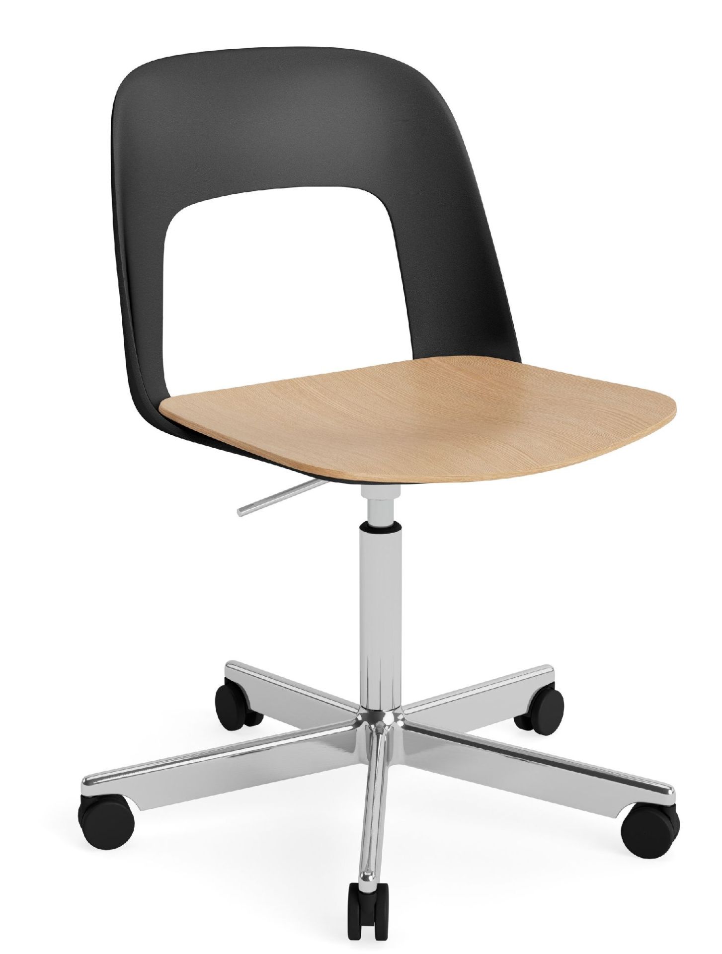 Layout Side Chair 142 5-Stern Drehfuß Stuhl Hay