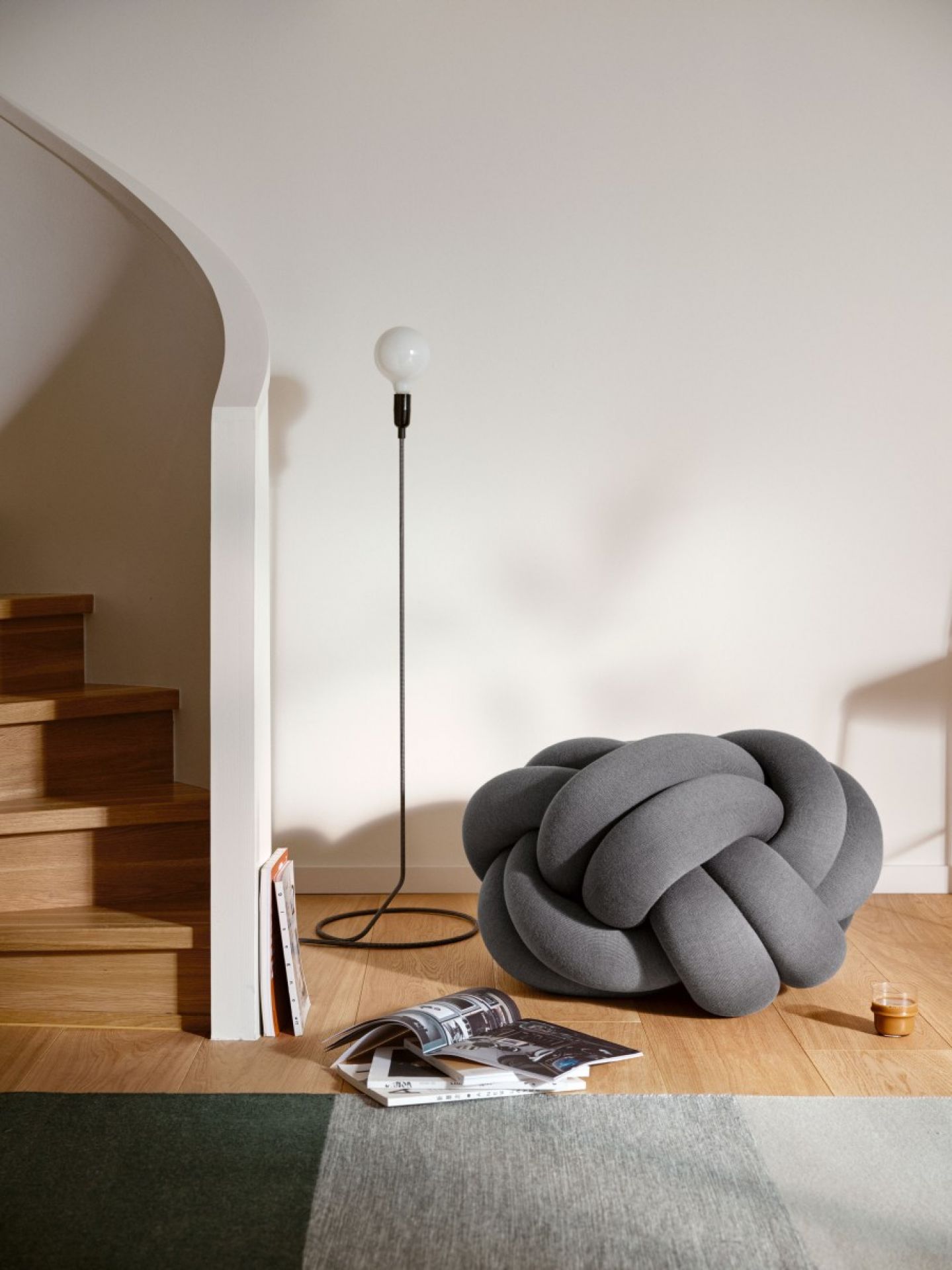 Knot XL Sitzkissen Design House Stockholm Forest