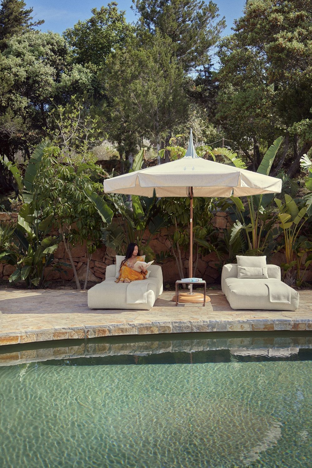 Sofa Set 07 Sun Lounger Outdoor Liege 2-Sitzer vetsak