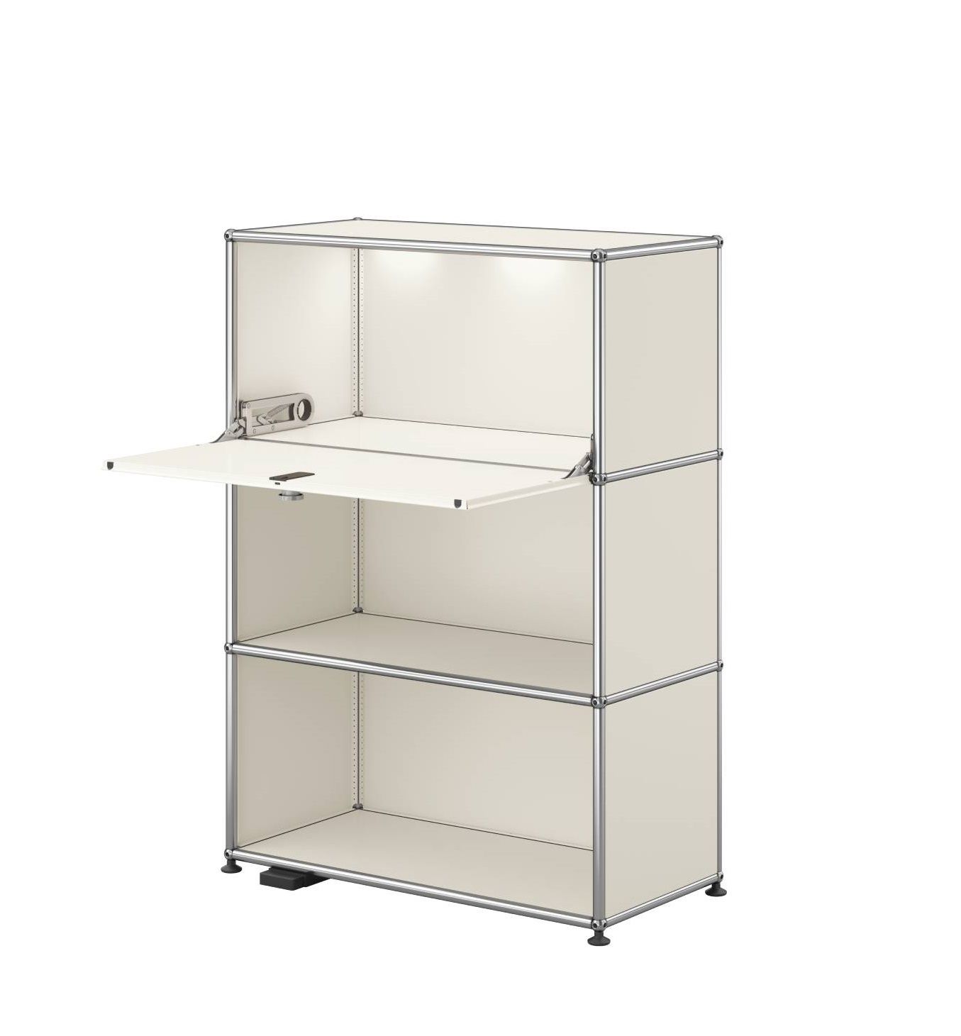 USM Haller E Wohnregal / Sekretär Reinweiß