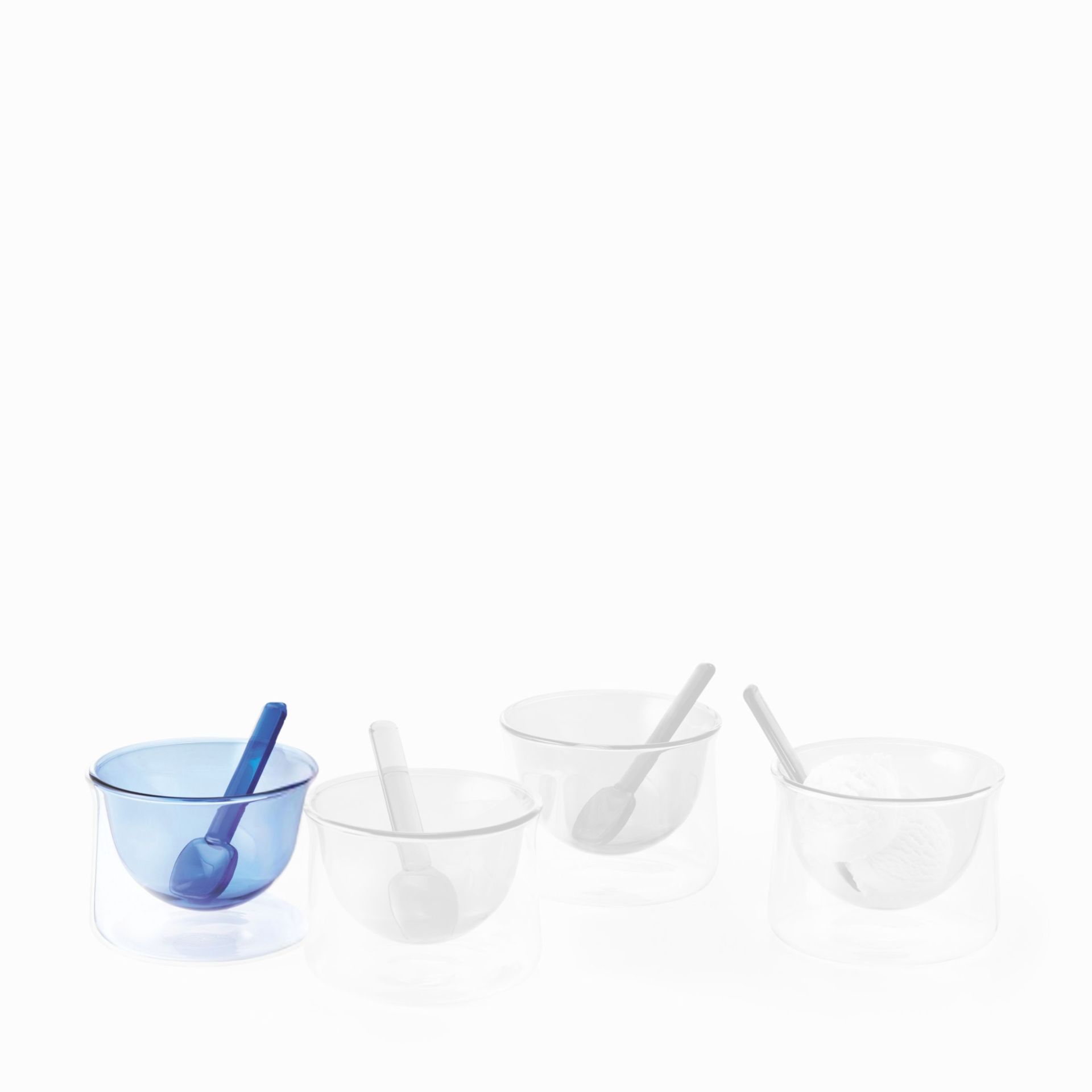 Gelato Becher mit Löffel Philippi