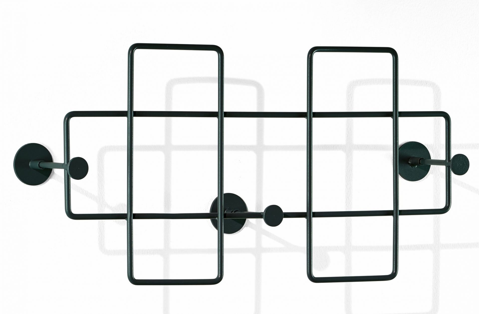 Bazar Wandgarderobe mittel schwarz Richard Lampert