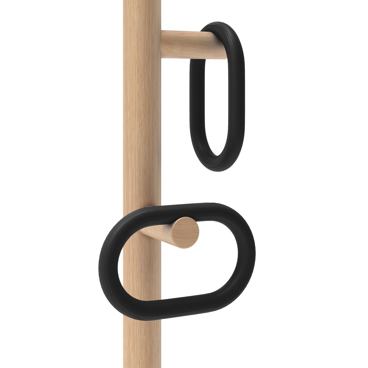 Fernand Coat Stand Kleiderständer Hartô Eiche / Schwarz