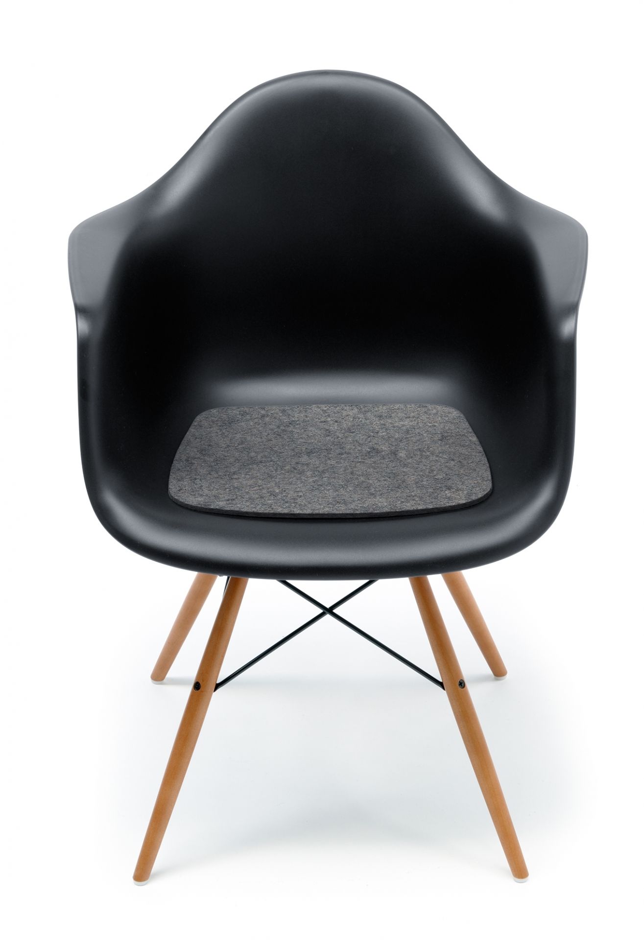 Sitzauflage-Filzauflage Eames Plastic Arm Chairs DAR / RAR / DAW / DAX Hey Sign EINZELSTÜCK