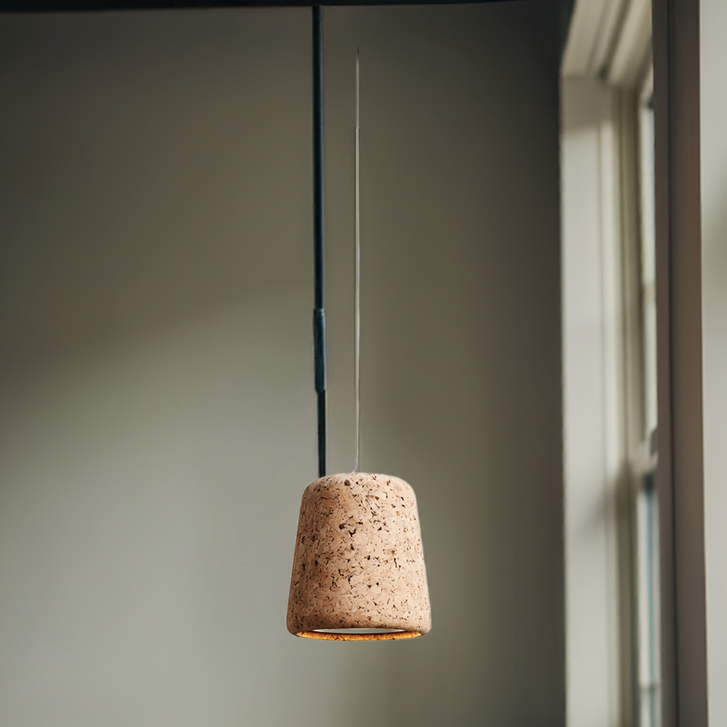 Material Pendant Pendelleuchte KORK NATUR / WEISS New Works EINZELSTÜCK