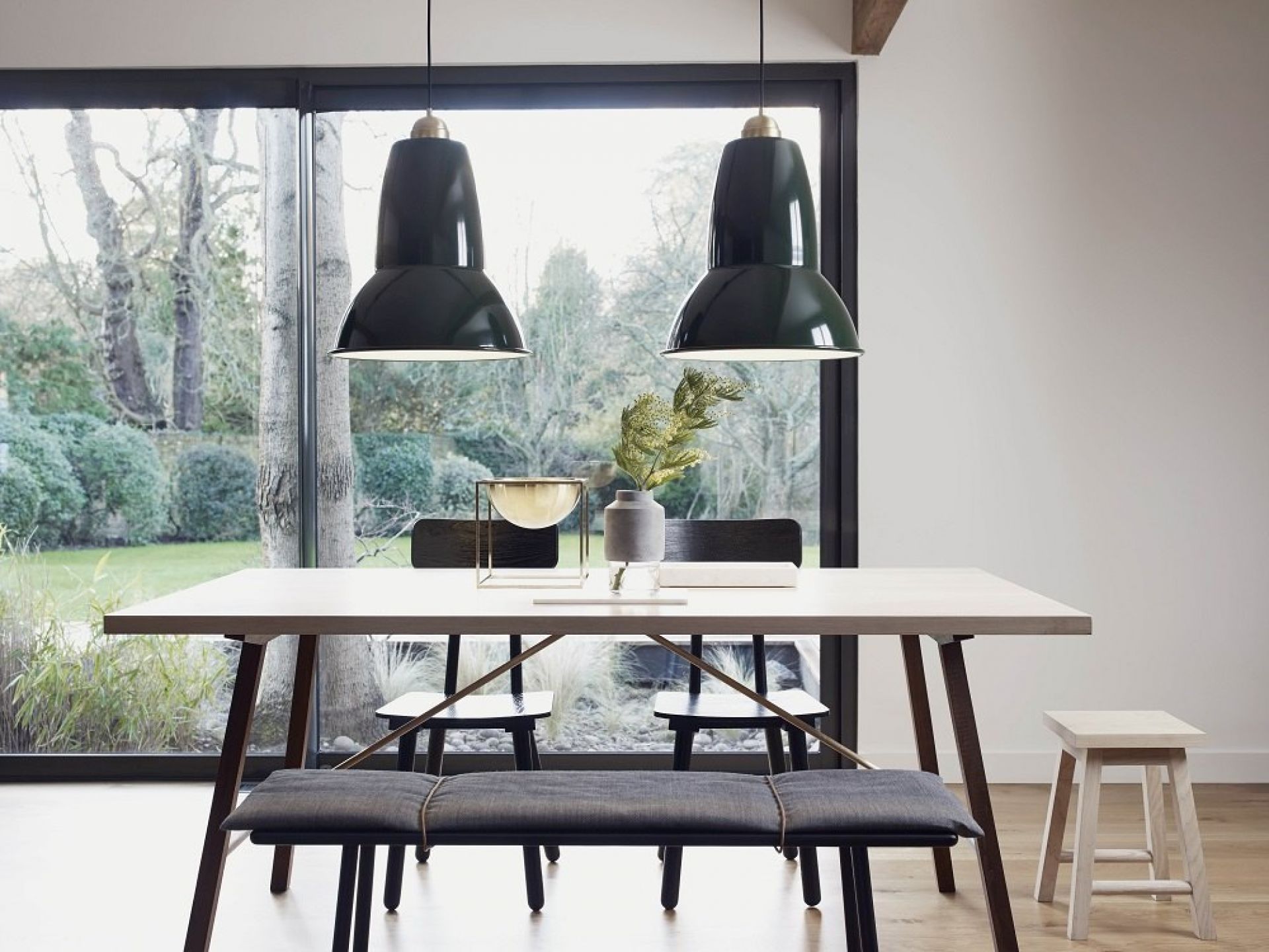 Original 1227 Brass Giant Pendant Hängeleuchte Anglepoise