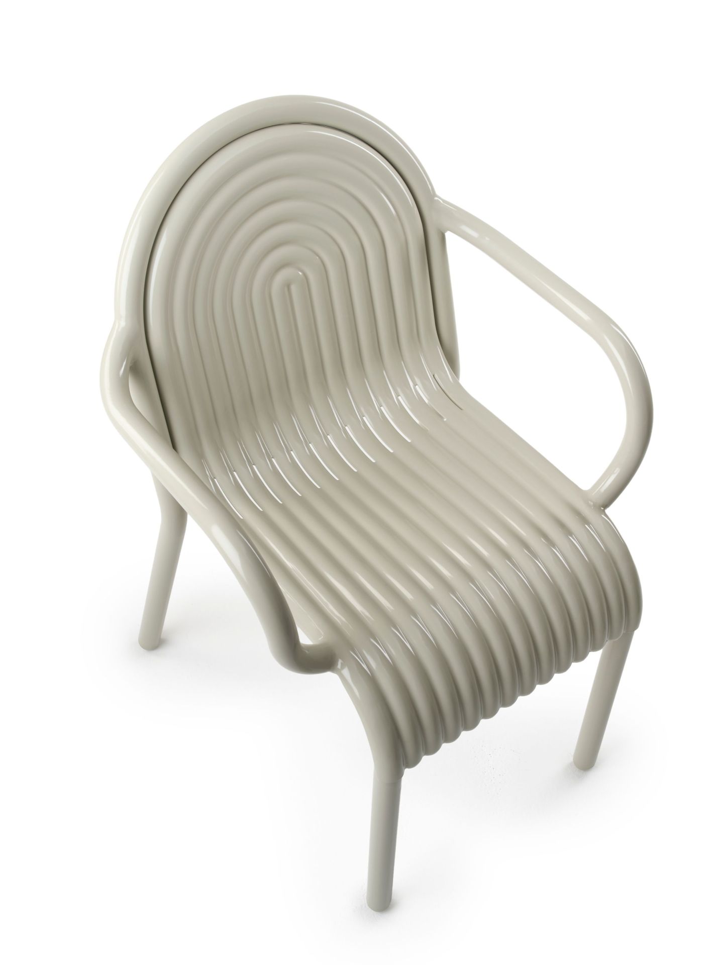 Groove Outdoor Armlehnstuhl Putty Tom Dixon
