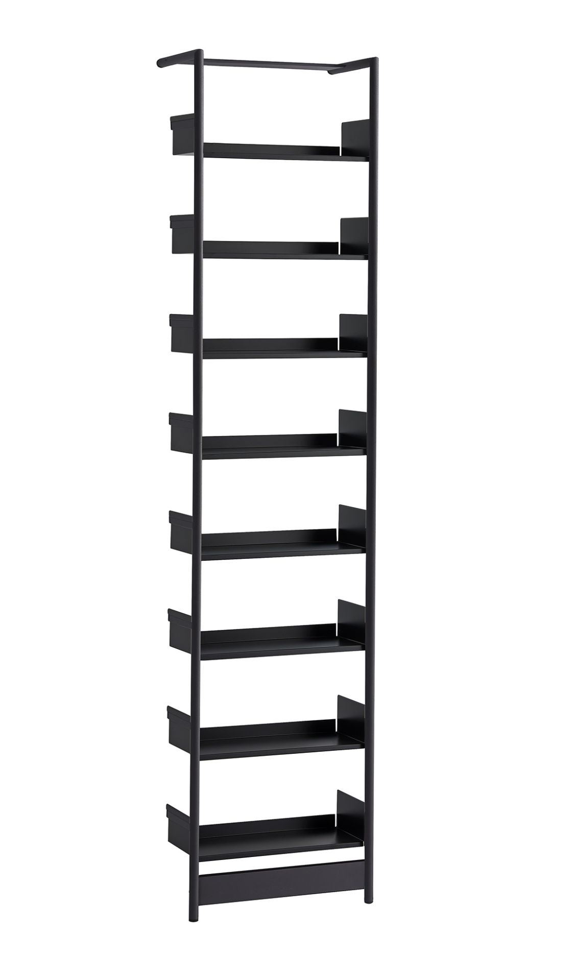 Pool 183 CD-Regal Mox Gestell schwarz Tablaren schwarz