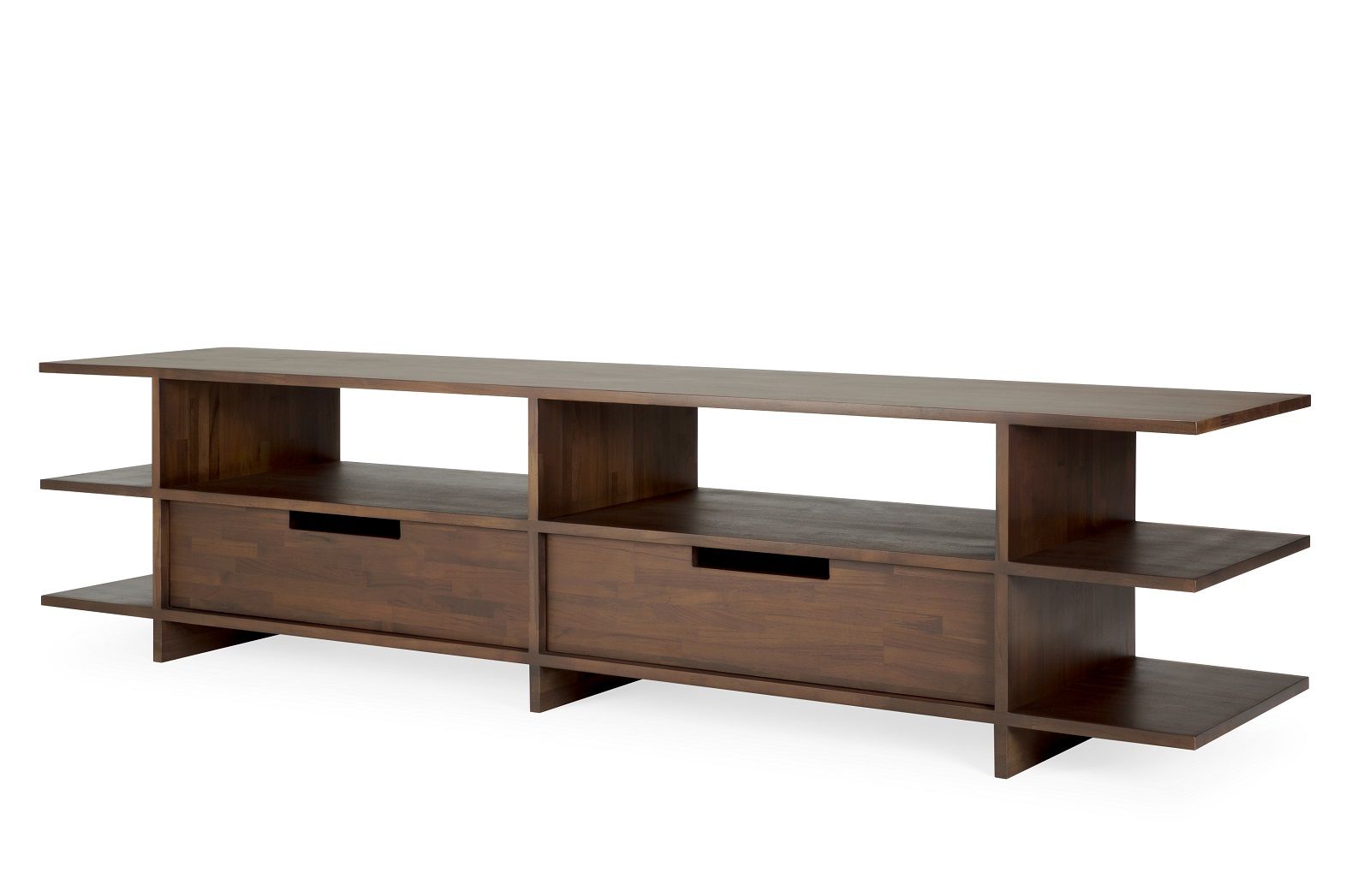 Kabuki TV Anrichte 2 Schubladen Teak dunkelbraun Ethnicraft