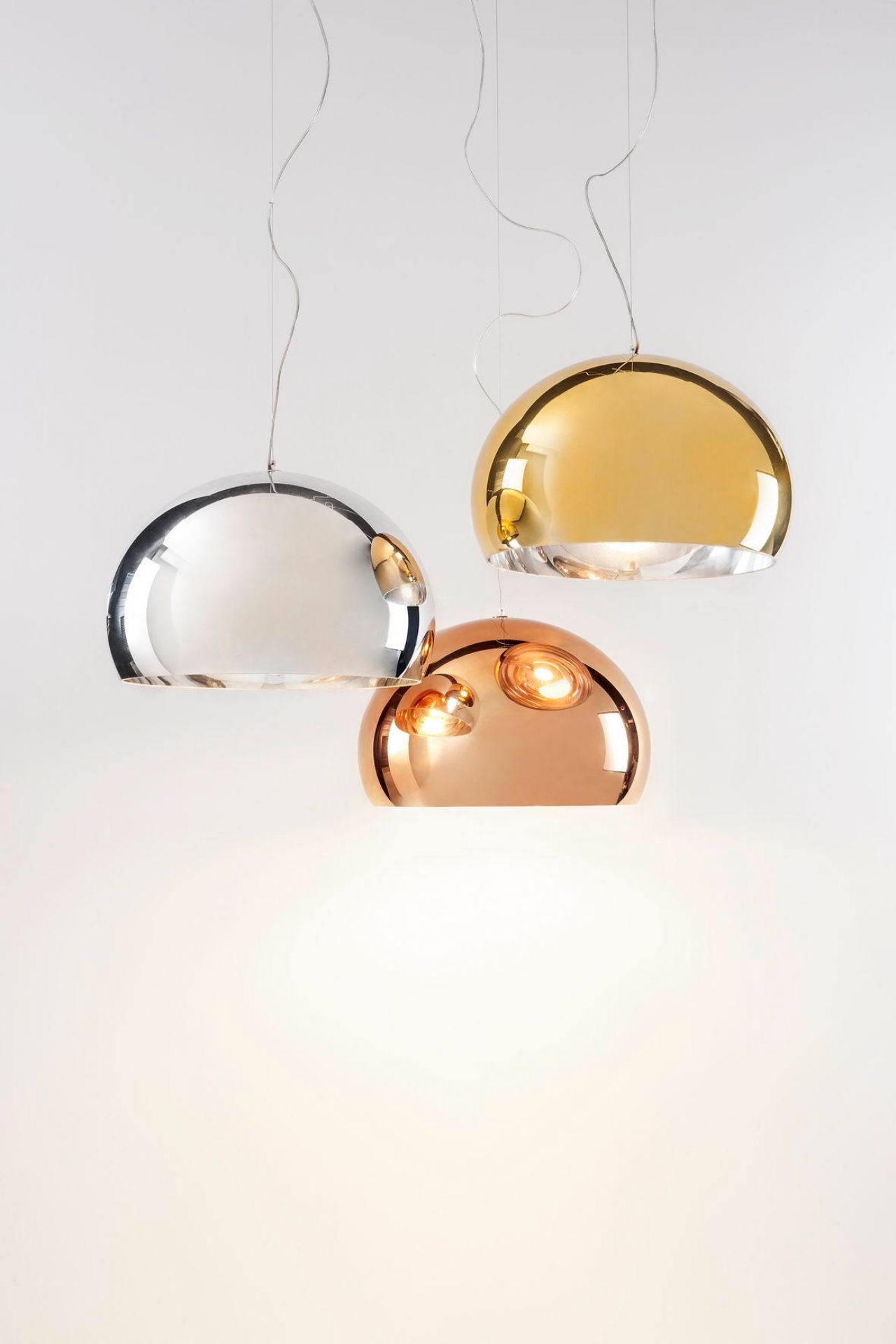 Fly FL/Y Pendelleuchte Metallic Kartell-gold