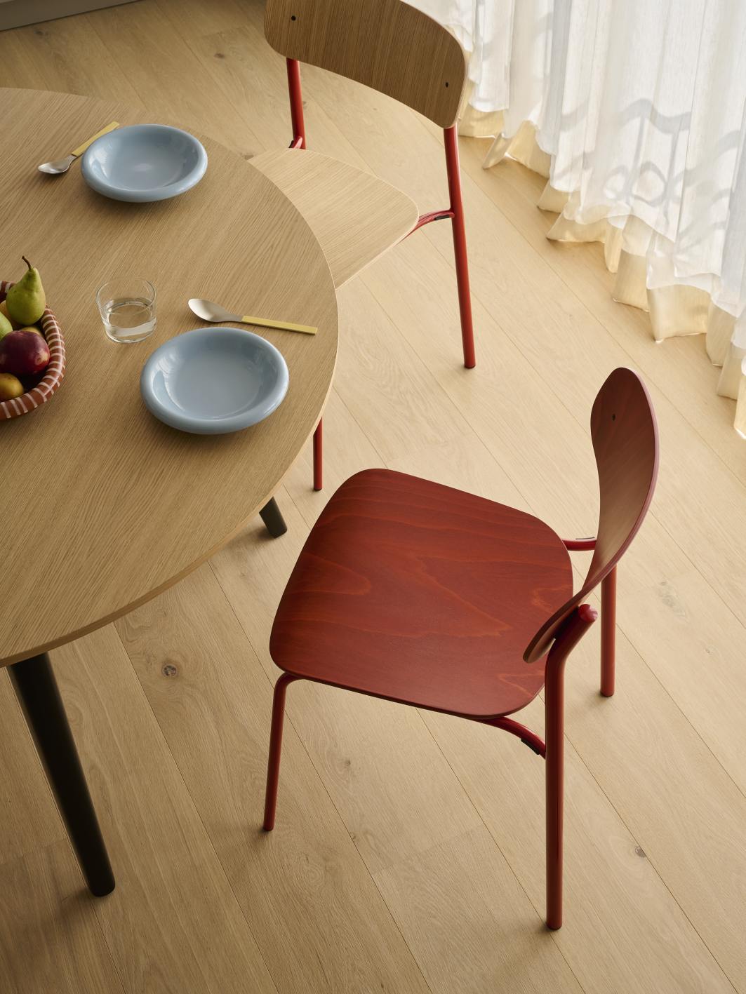 S 243 / S243 Stahlrohr Stuhl OLIVGRÜN Thonet EINZELSTÜCK