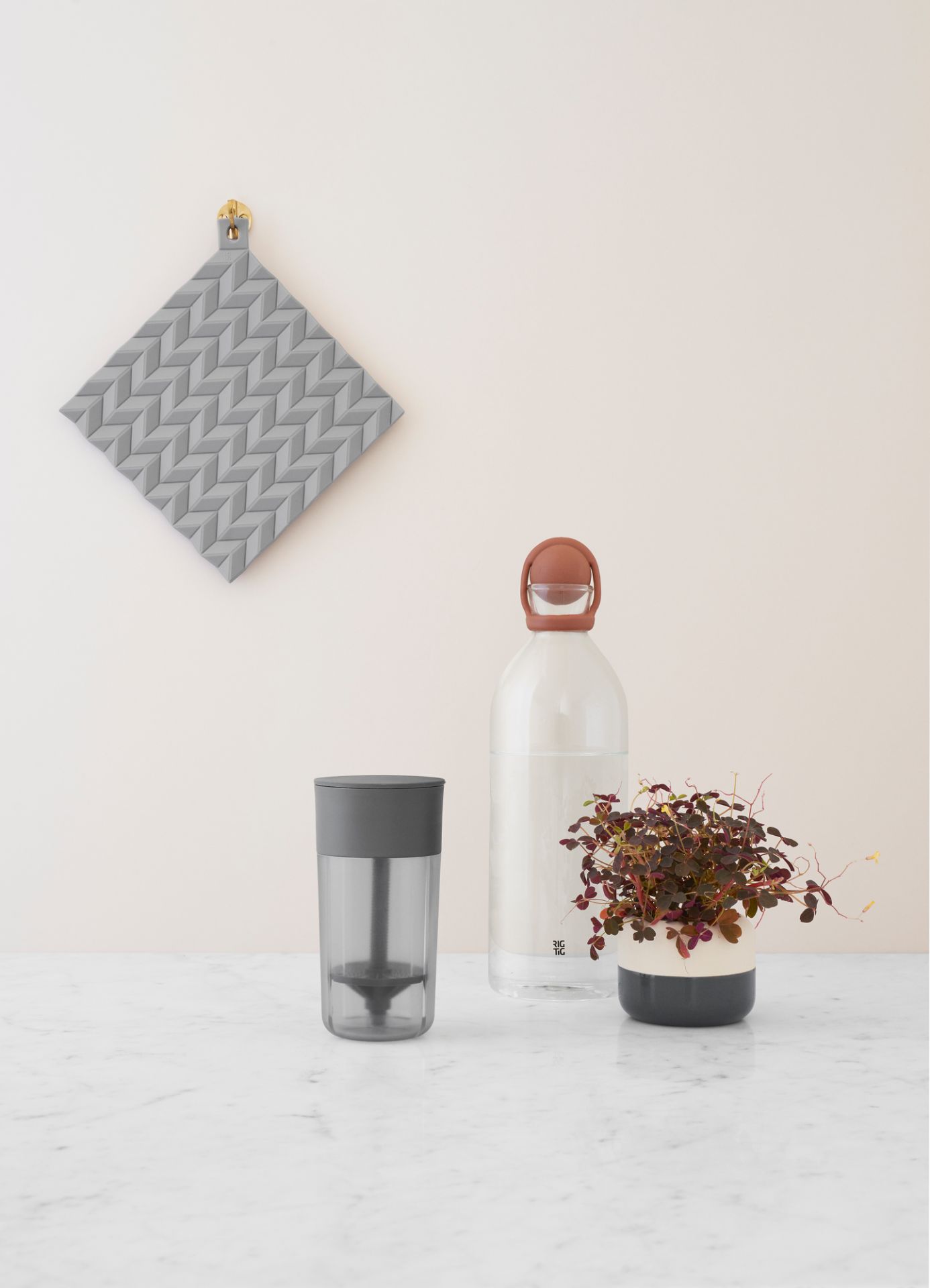 Hold-On Topflappen RIG TIG by Stelton Blau EINZELSTÜCK