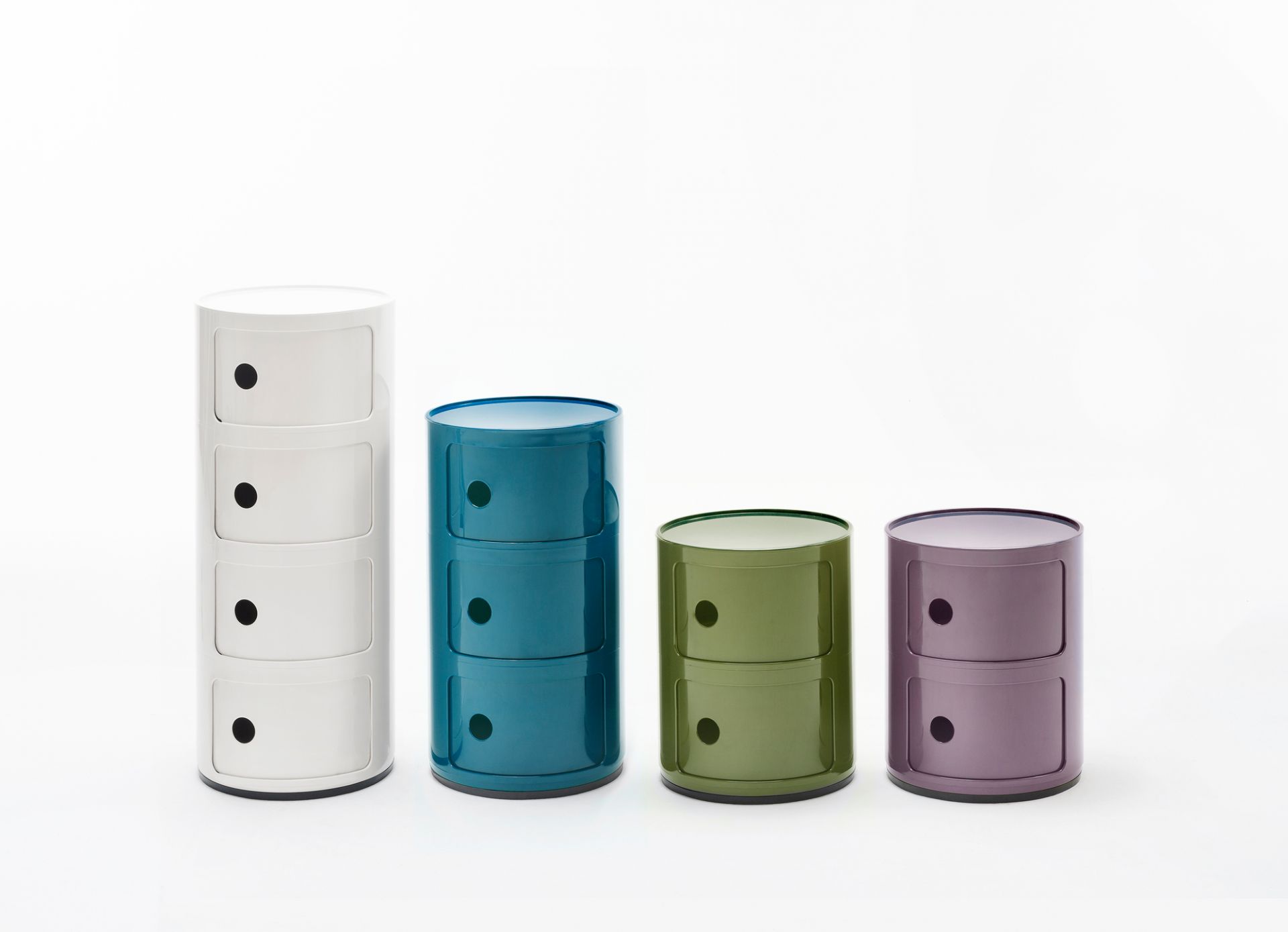 Componibili 4985 4-er Element Kartell weiß