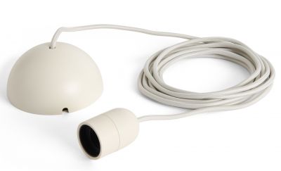 Common Cord Set / Fassung Set für Pendelleuchte Hay Lehm weiss