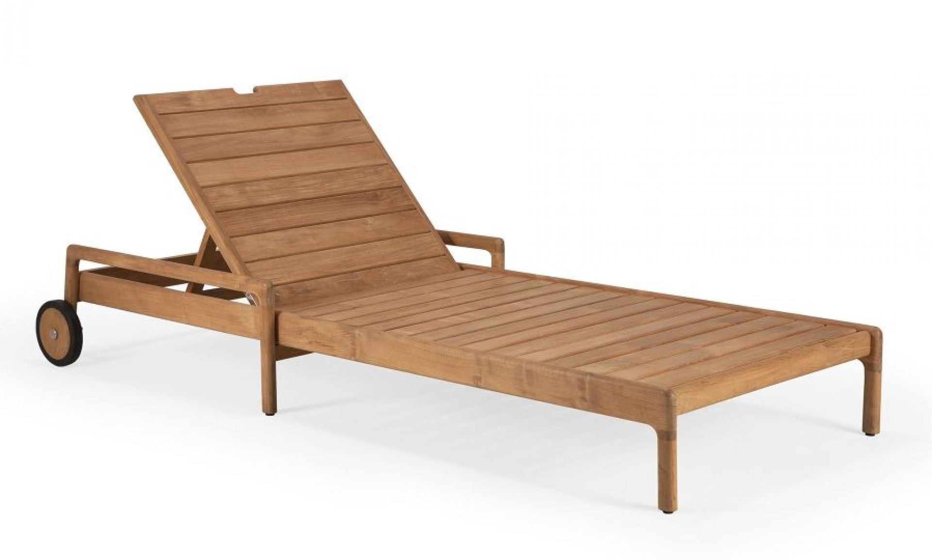 Jack Outdoor verstellbare Liege Teak Ethnicraft Natural