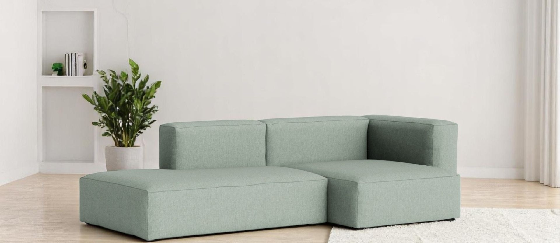 Mags Sofa 2,5-Sitzer Combination 3 mit Armlehne rechts Hay   